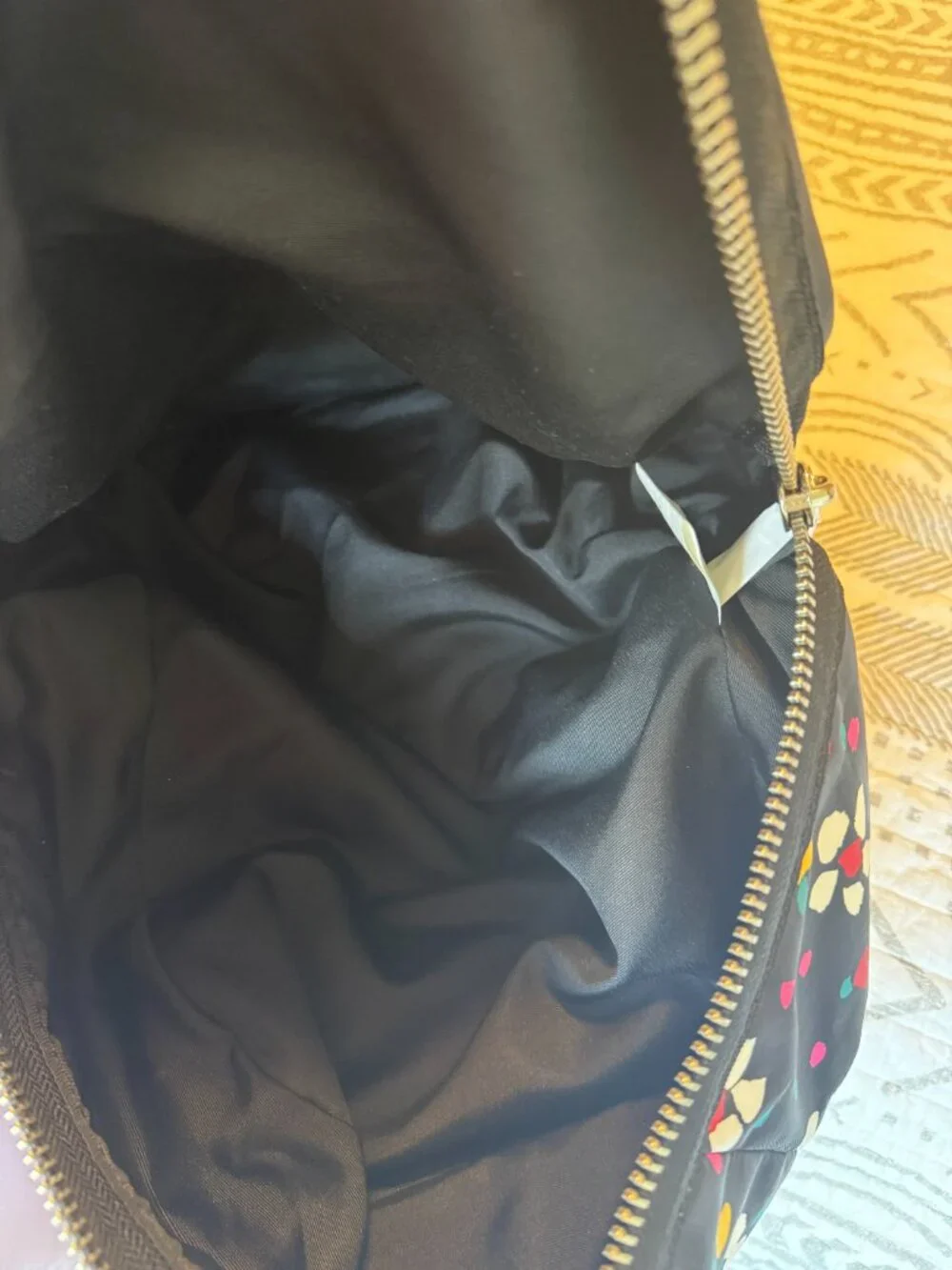 Marc Jacobs Floral Nylon Biker Backpack M0012502 Rare Multicolor Excellent